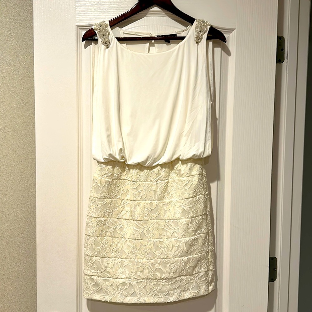 Evening Dress with open back